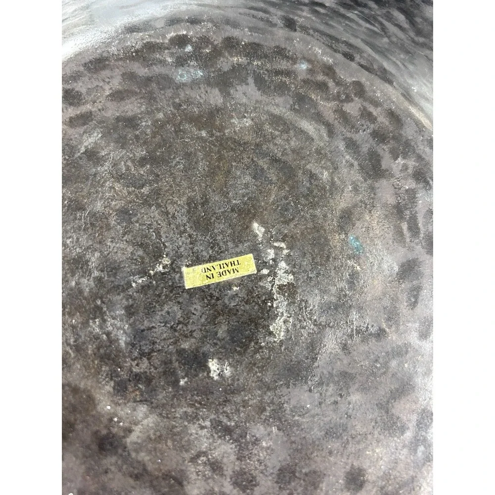 Set‎ of 6 Hammered Brass Charger Plates 12